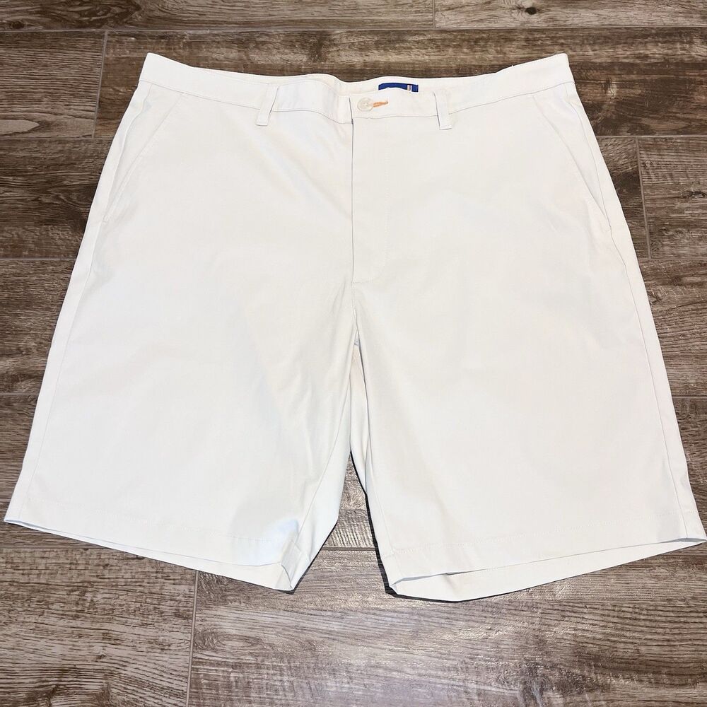 Stitch Golf Tech Stitches Britches Shorts Mens 38 Tan Chino Performance  9"